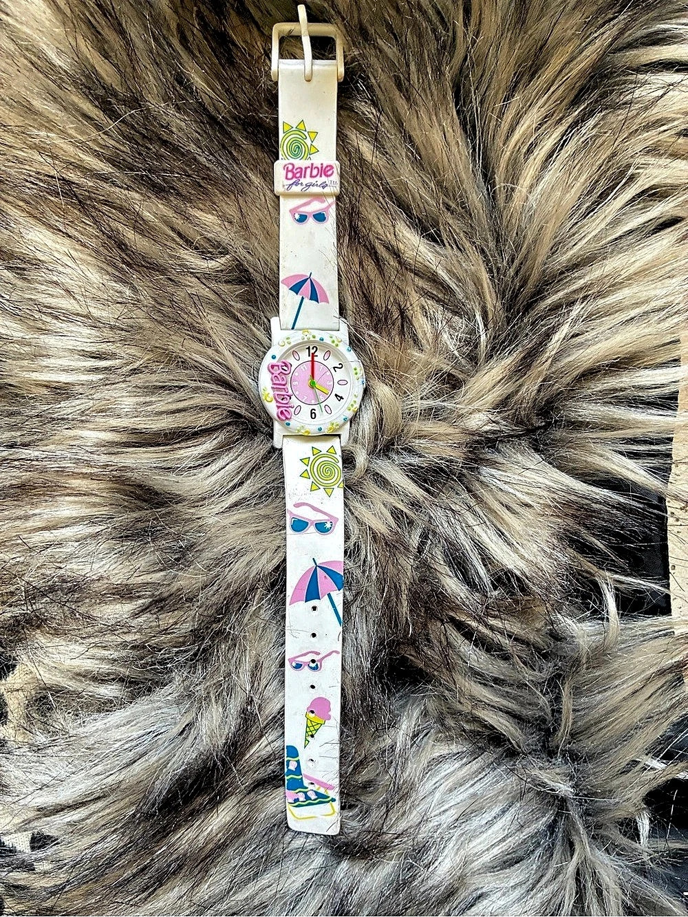 Barbie White & Pink Watch